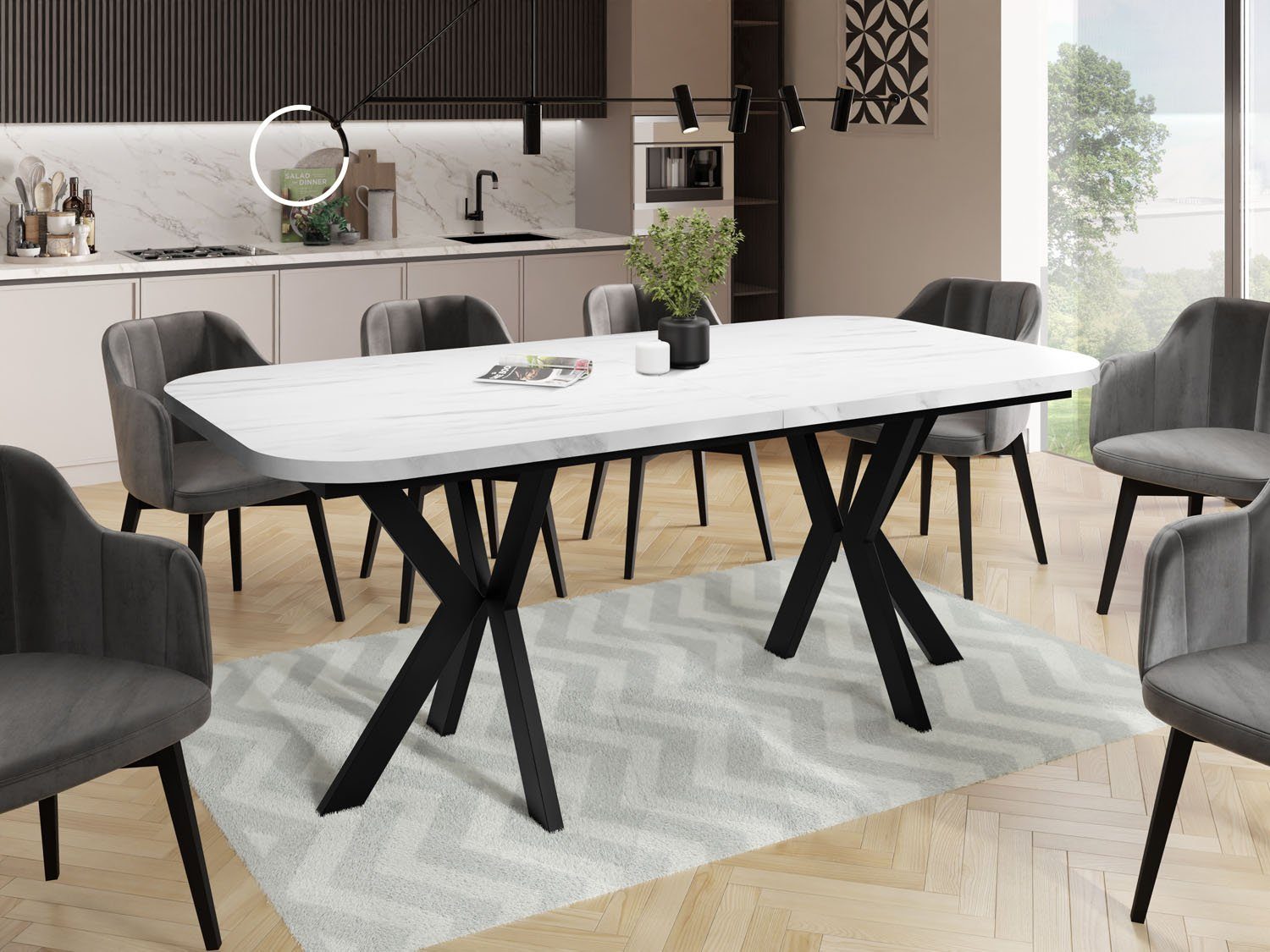 WFL GROUP Esstisch Olivia (erhältlich in günstig online kaufen