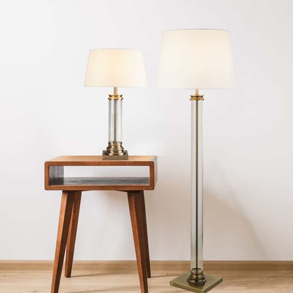 Searchlight Tischleuchte Pedestal Table Lamp, Leuchtmittel günstig online kaufen