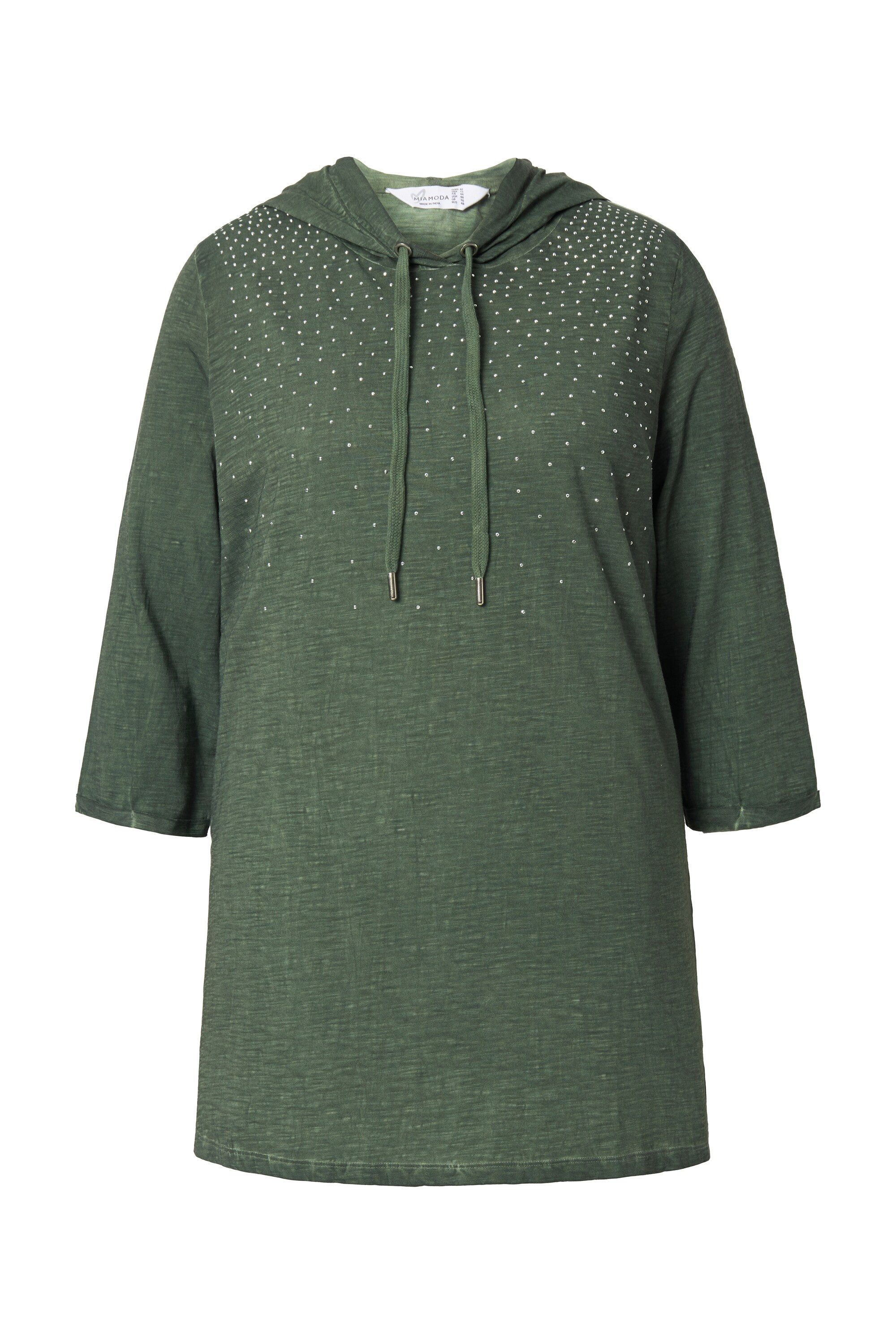 MIAMODA T-Shirt T-Shirt A-Linie ColdDyed Strass-Verlauf günstig online kaufen