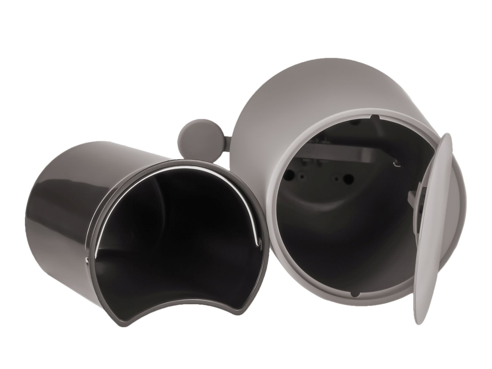 Zone Denmark Badaccessoire-Set "Nova One" matt, skandinavisch, matte Oberfläche, Spar-Set, 2 tlg., Pedaleimer 5 Liter mit leisem Deckel und Toilettenbürste