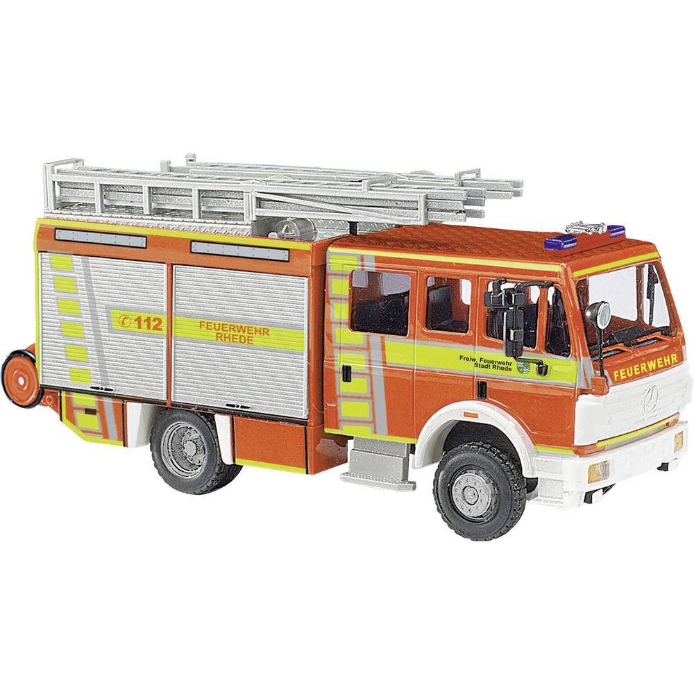 Busch Modelleisenbahn-Straße 43820 H0 Einsatzfahrzeug Modell Mercedes Benz MK 94 1224 FW Rhede