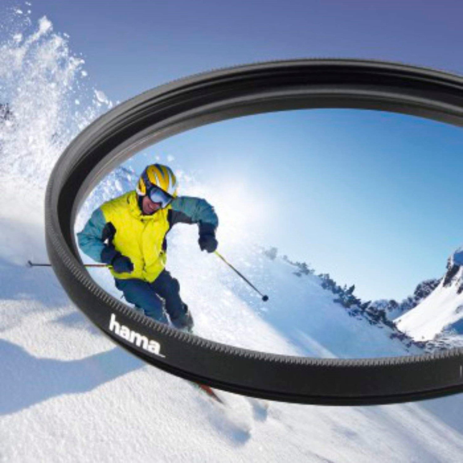 Hama UV-Filter 55mm HTMC vergütet Schwarz Objektivzubehör (Speer-Filter UV-Filter Kamera Objektiv DSLR SLR Systemkamera) – Bild 5 von 5
