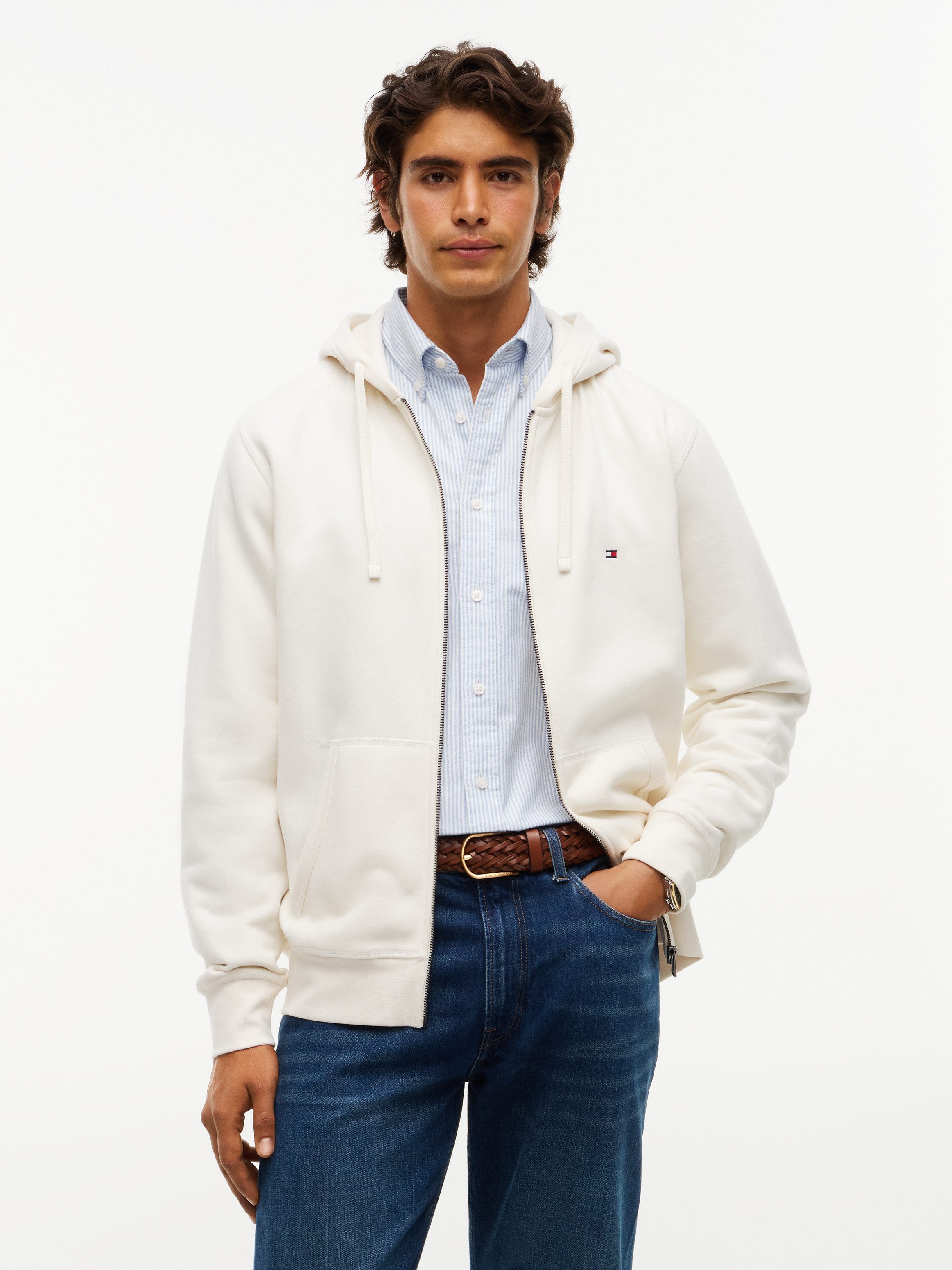 Tommy Hilfiger Kapuzensweatjacke ESSENTIAL FLEECE HOODED REGULAR