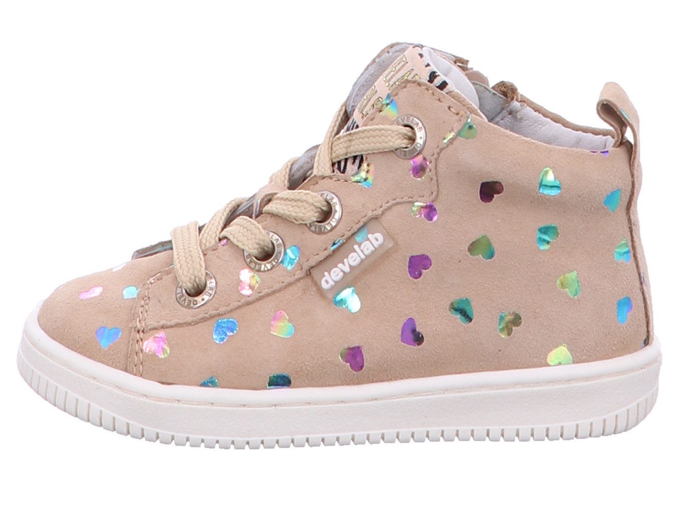 develab Girls Firststep Mid Cut Laces Lauflernschuh