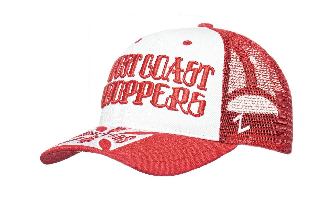 West Coast Choppers Baseball Cap WCC Clutch Logo Round Bill Trucker Snapback