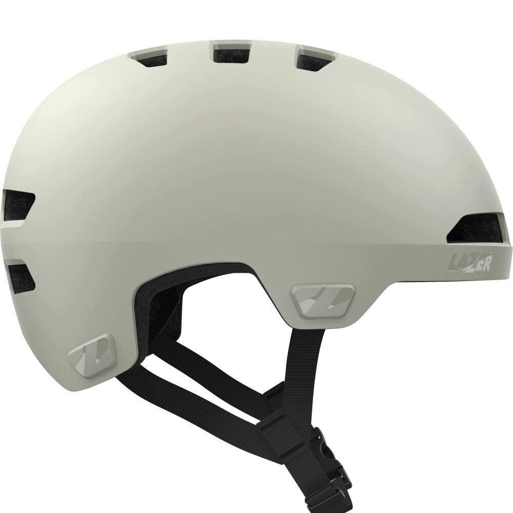 Lazer Fahrradhelm LAZER Helm Maze KinetiCore Urban/E-Bike Matte White Stone S-M - sicher