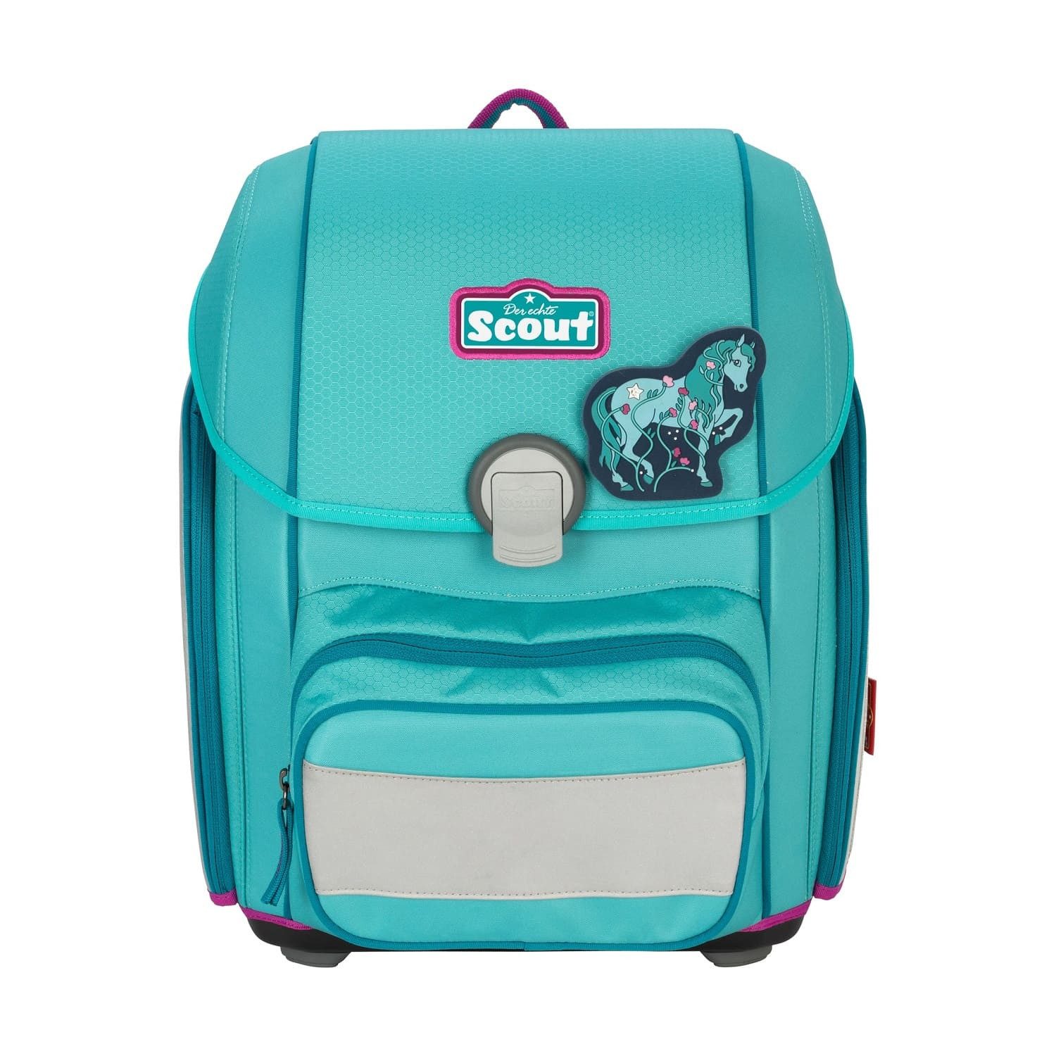 Scout Schulranzen GENIUS Dreamworld 5-tlg. (5-teilig), Ergonomisch, 1.-4. Klasse