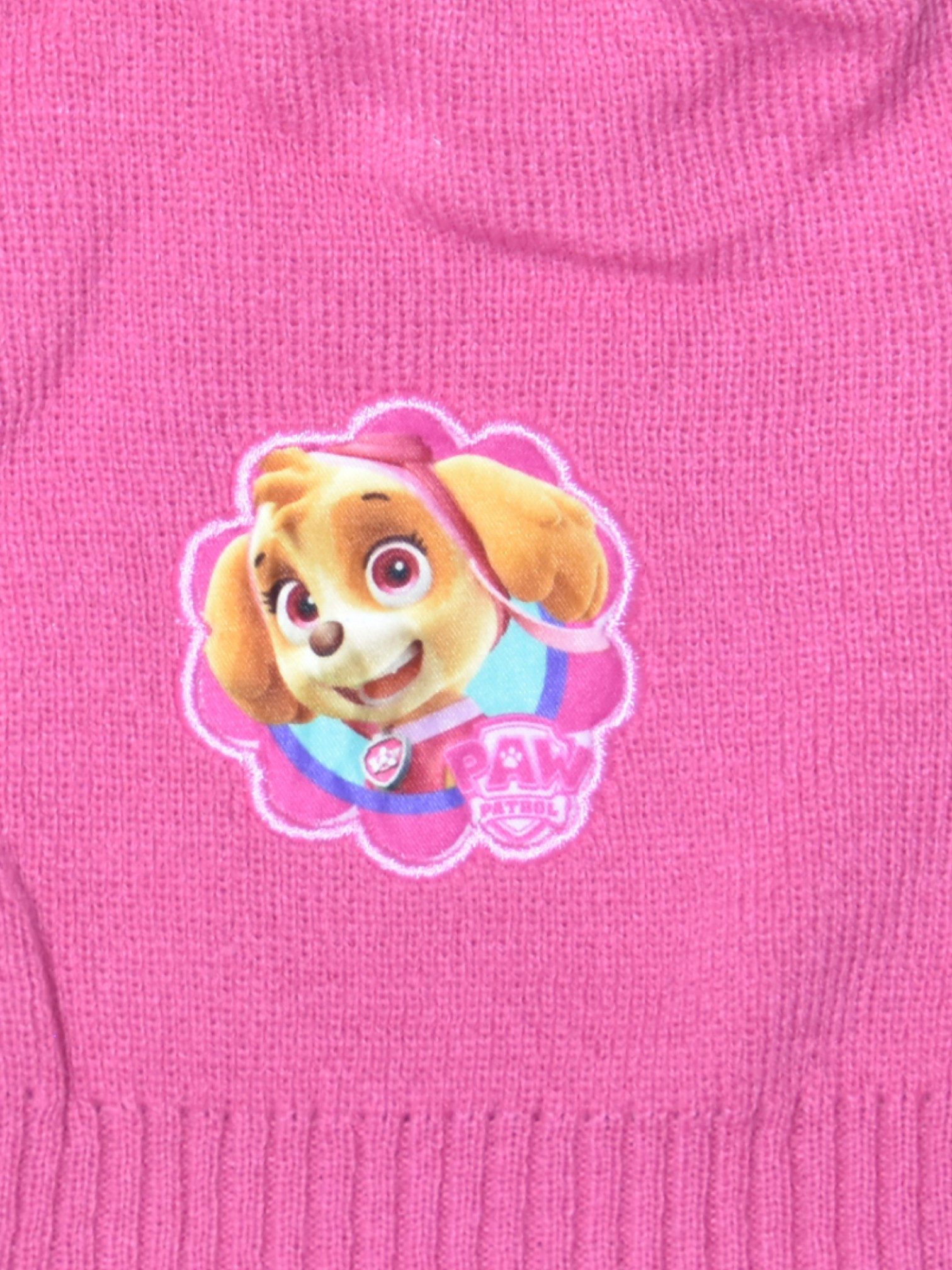 PAW PATROL Schlupfmütze Skye Kinder-Strickmütze für Mädchen 2-4 Jahre