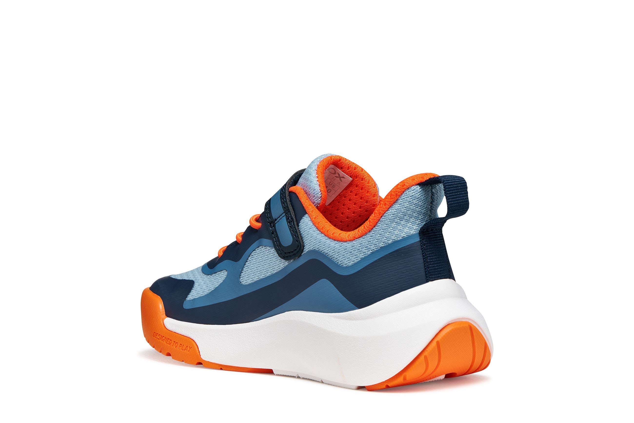 Geox J PRO-RAN BOY Sneaker Slipper mit elastischen Schnürsenkeln, Größenschablone zum Download