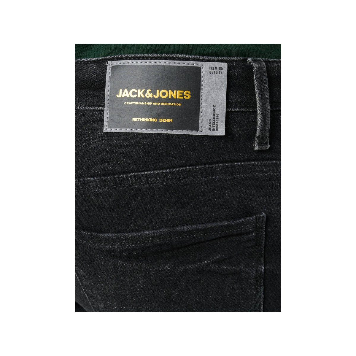 & Straight-Jeans (1-tlg) Jones schwarz Jack
