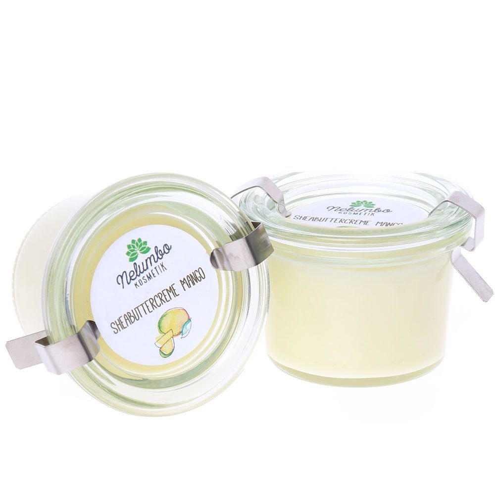 Nelumbo Kosmetik Körpercreme Sheabuttercreme Mango, 50 g