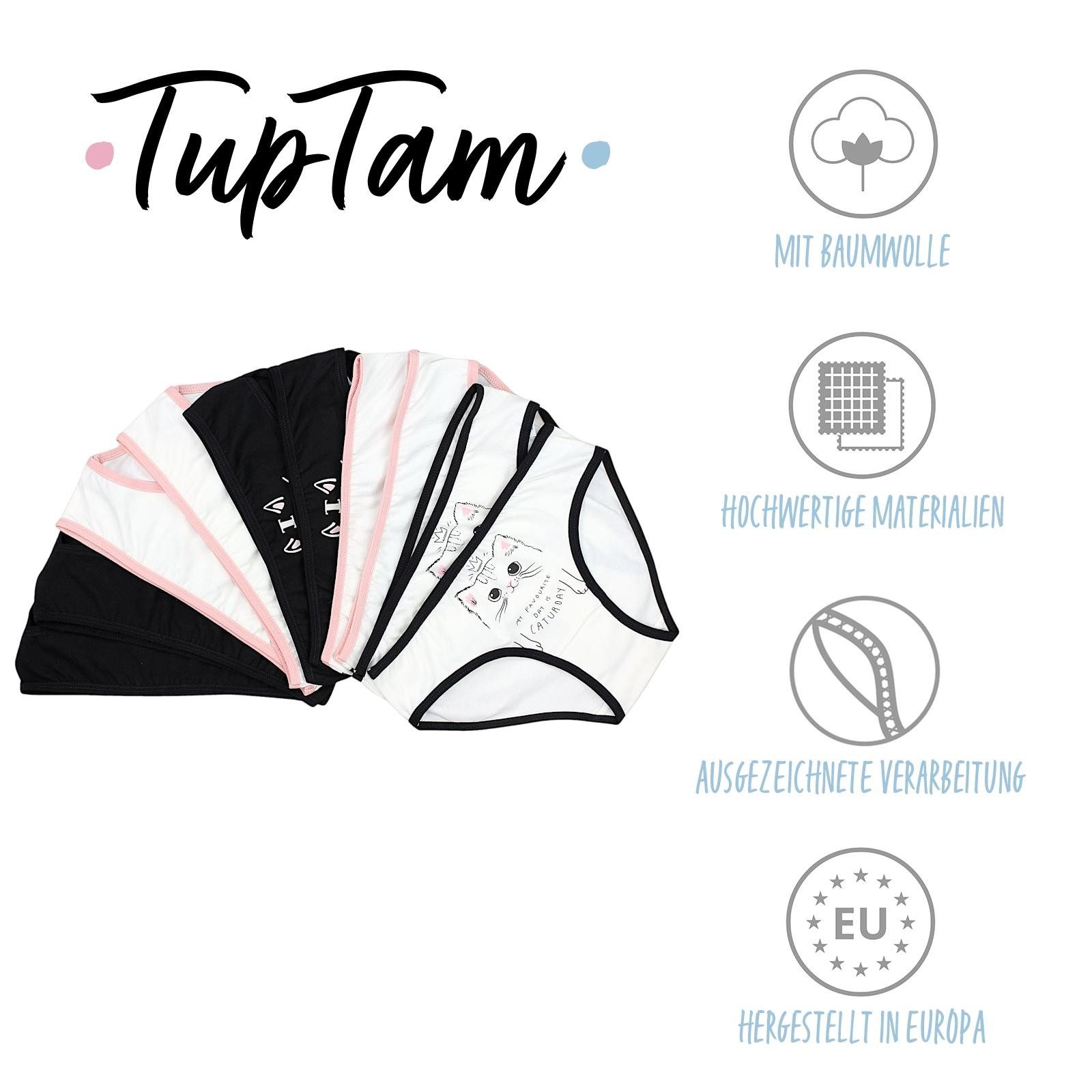 TupTam Slip TupTam Mädchen Slips mit Aufdruck 10er Pack