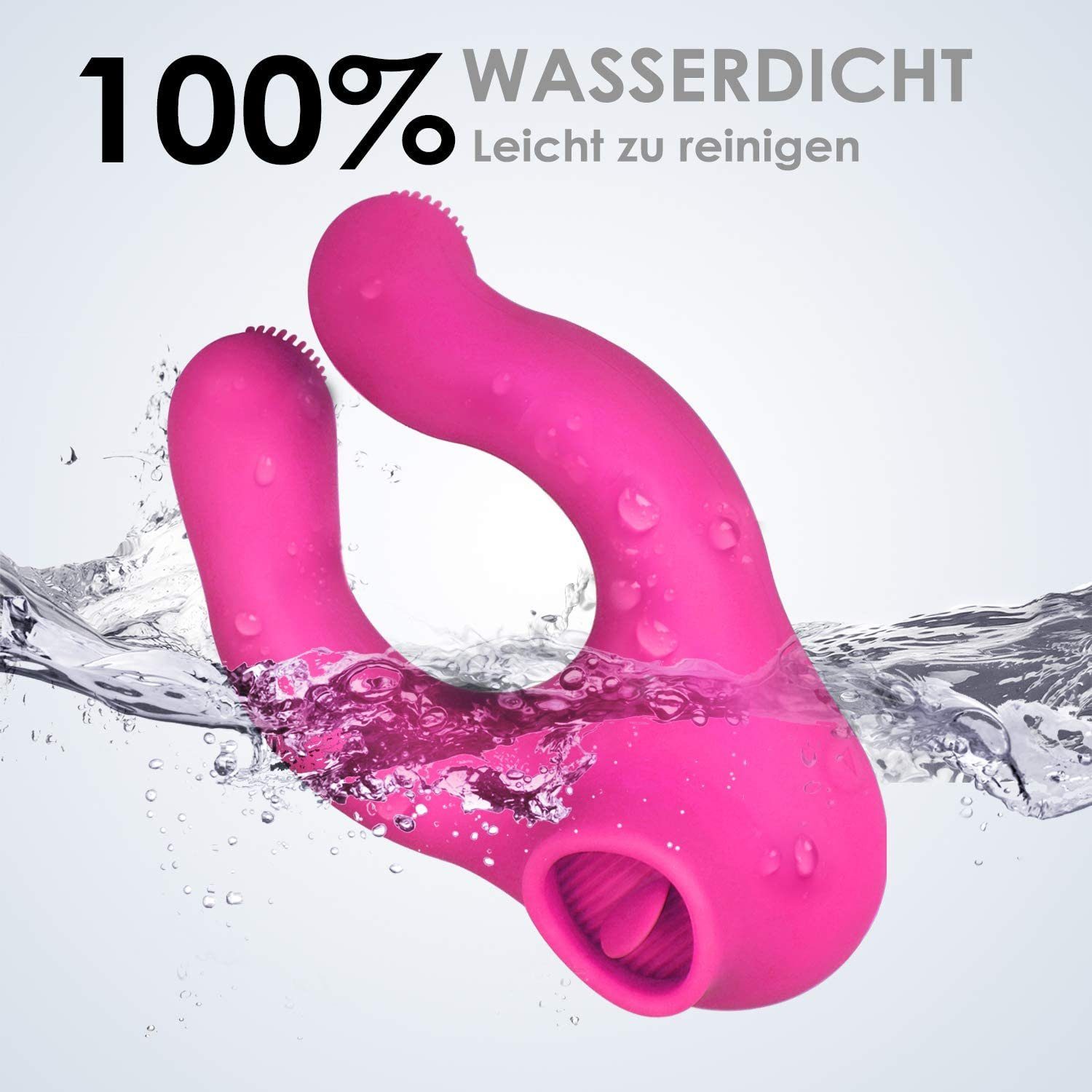 Leckenmodi 3 hellRosa 3-in-1 Vibrationsmodi mit Motore und und 7 Sexspielzeug autolock Zunge Paar-Vibrator Fernbedienen Paare für mit Männer,