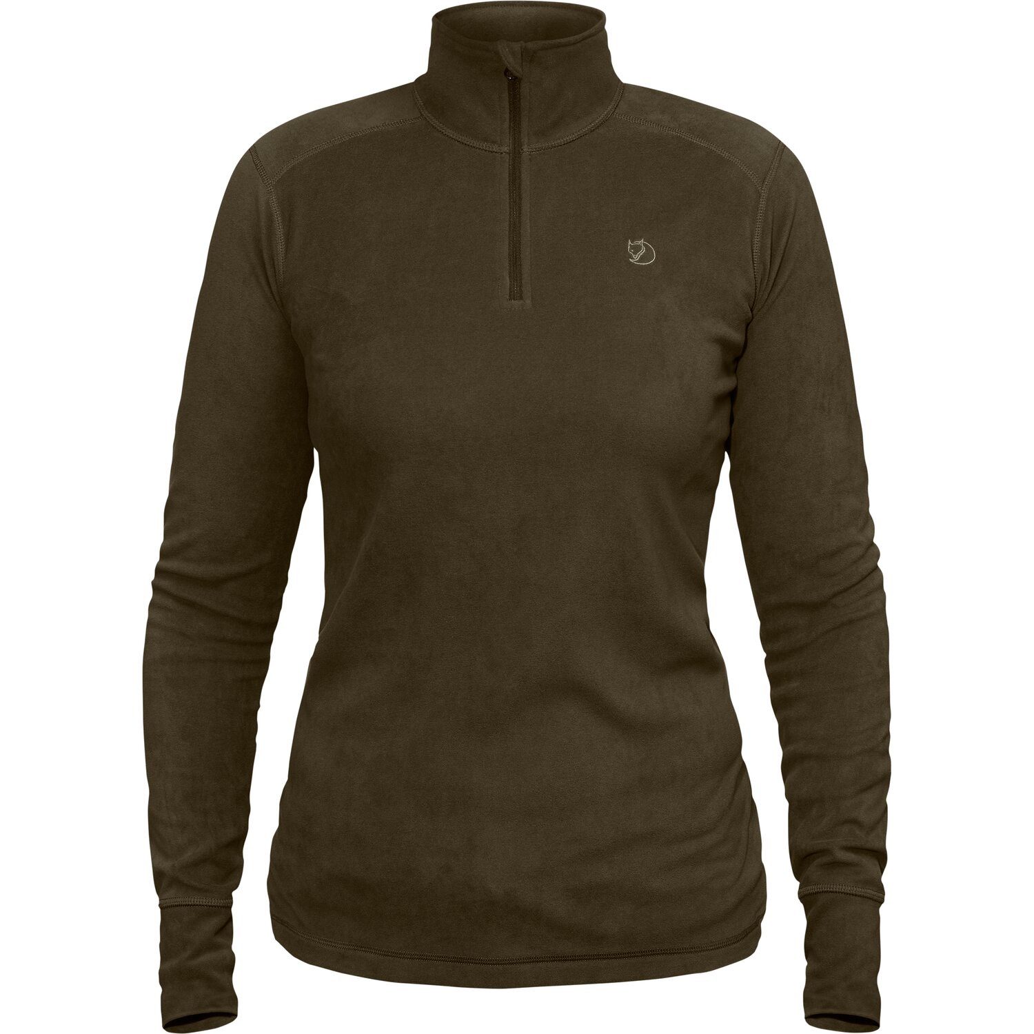 Fjällräven Rollkragenpullover Skare Half Zip W 633 Dark Olive