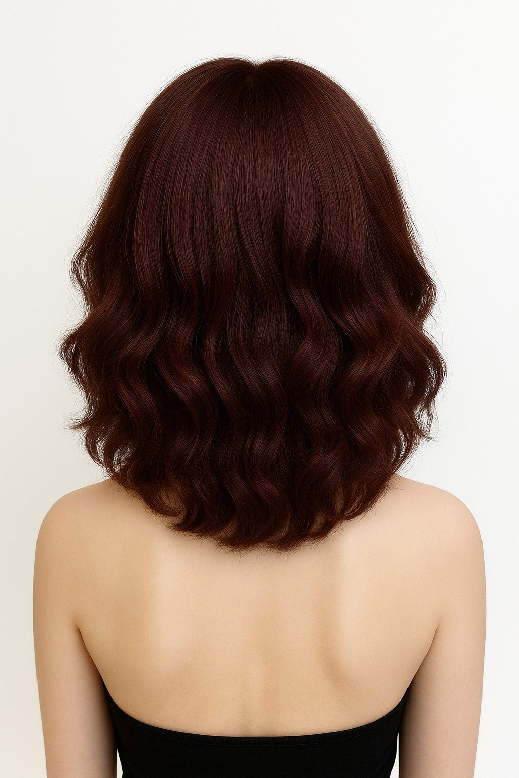 NOGI Echthaarperücke NOGI Snap on, Hochwertige Echthaar-Perücke mit weichen Stufen und 25-30 cm Länge.