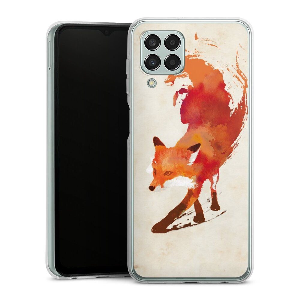 DeinDesign Handyhülle Fuchs Graphic Vulpes Vulpes, Samsung Galaxy M33 5G Silikon Hülle Bumper Case Handy Schutzhülle