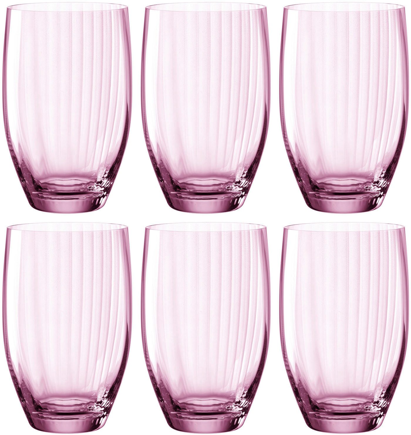 LEONARDO Longdrinkglas POESIA, Kristallglas, 460 ml, 6-teilig