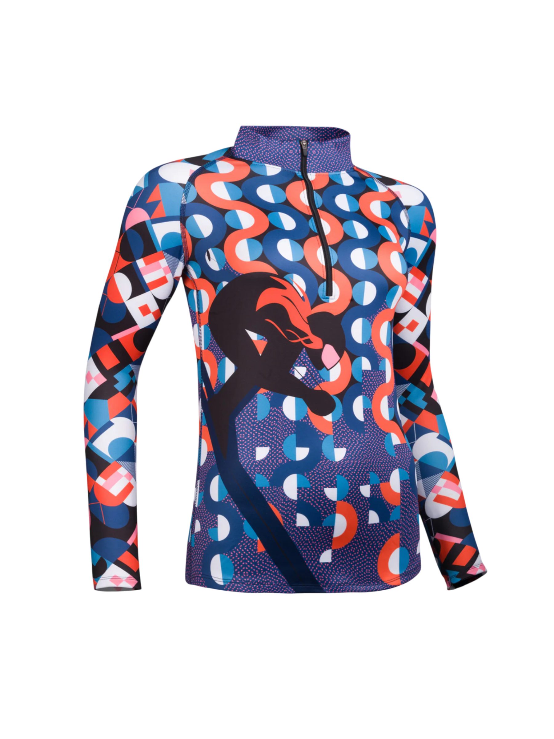 Freisein Project Funktionsshirt AbFahrt Retro-inspirierter Druck