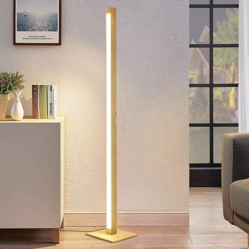 Boden Strahler LED Design Edelstahl Standlampe Stehleuchte Wohnzimmer Lese Licht