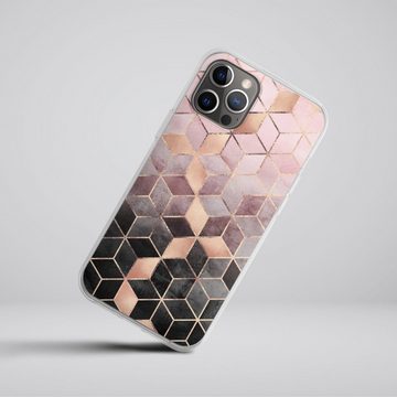 DeinDesign Handyhülle Würfel Elisabeth Fredriksson Gold & Kupfer, Apple iPhone 12 Pro Max Silikon Hülle Bumper Case Handy Schutzhülle