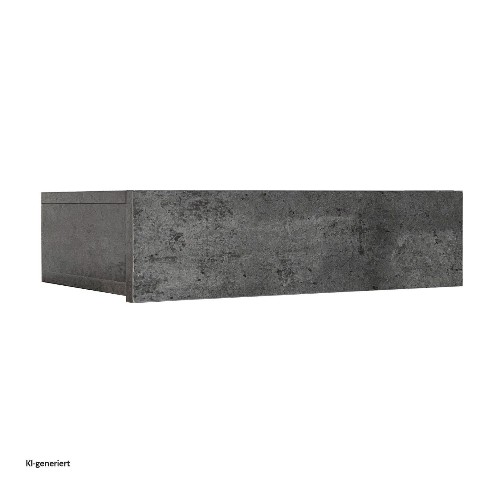 HTI-Living Wandregal mit Schublade 40 cm Betonoptik, 1 Stück 1-tlg.