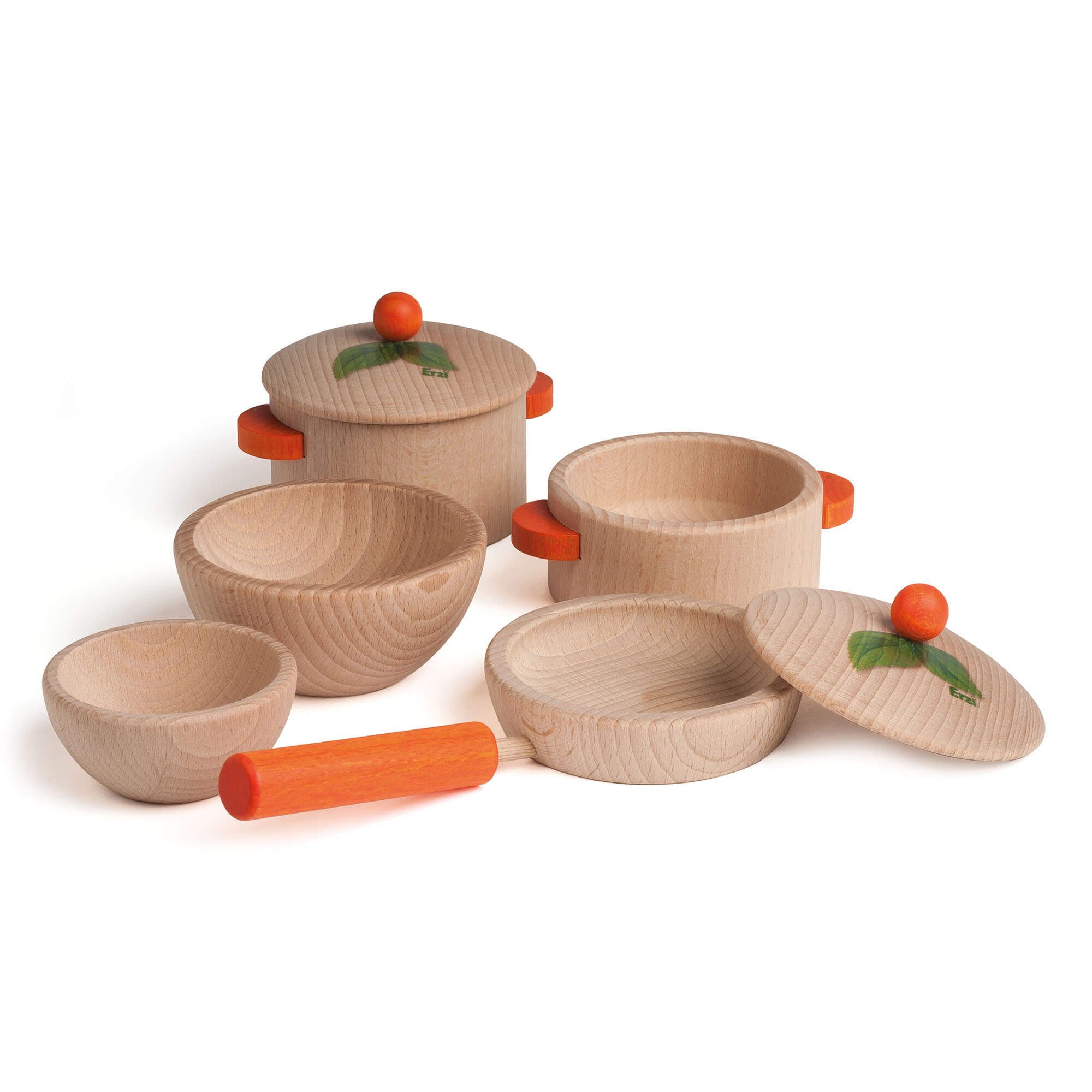 Erzi® Kaufladensortiment Erzi Kochset Natur - Kaufladenzubehör