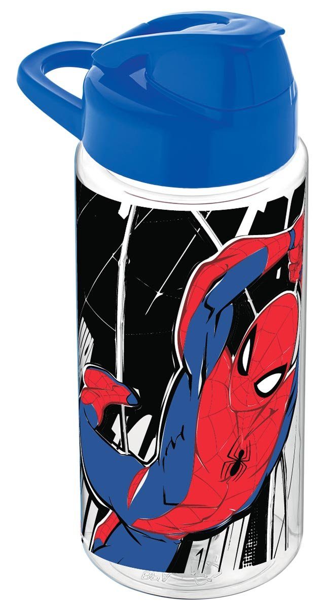 Geda Labels GmbH Trinkflasche Spider-Man Tritan, Blau, 480 ml, 500 ml