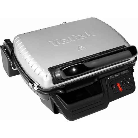 Tefal Kontaktgrill GC3050, 2000 W, aufklappbar, regelbarer Thermostat, antihaftbeschichtet