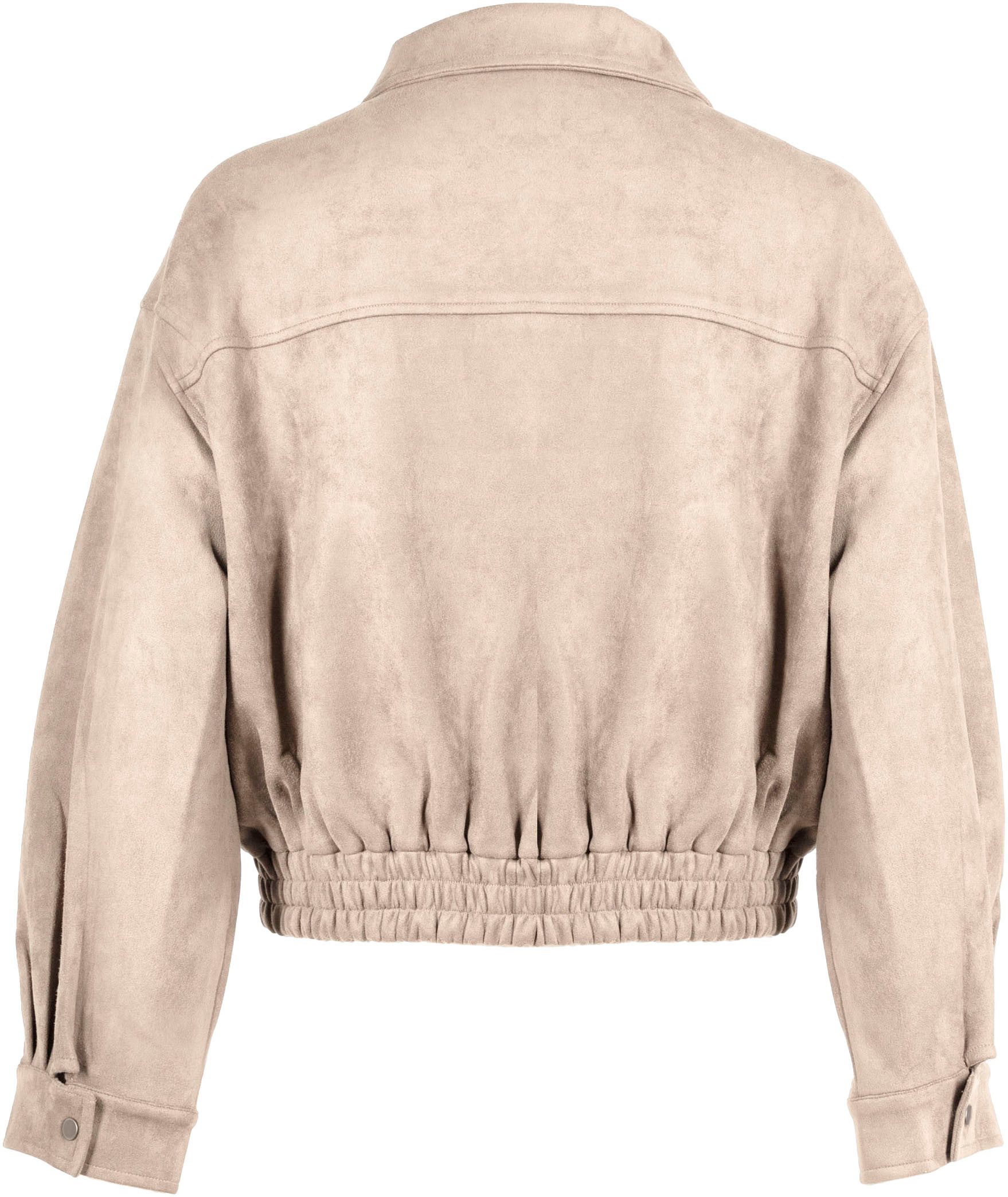 Mauritius Lederimitatjacke 2Waylina mit Falten, mit Druckknöpfen, mit Seite günstig online kaufen