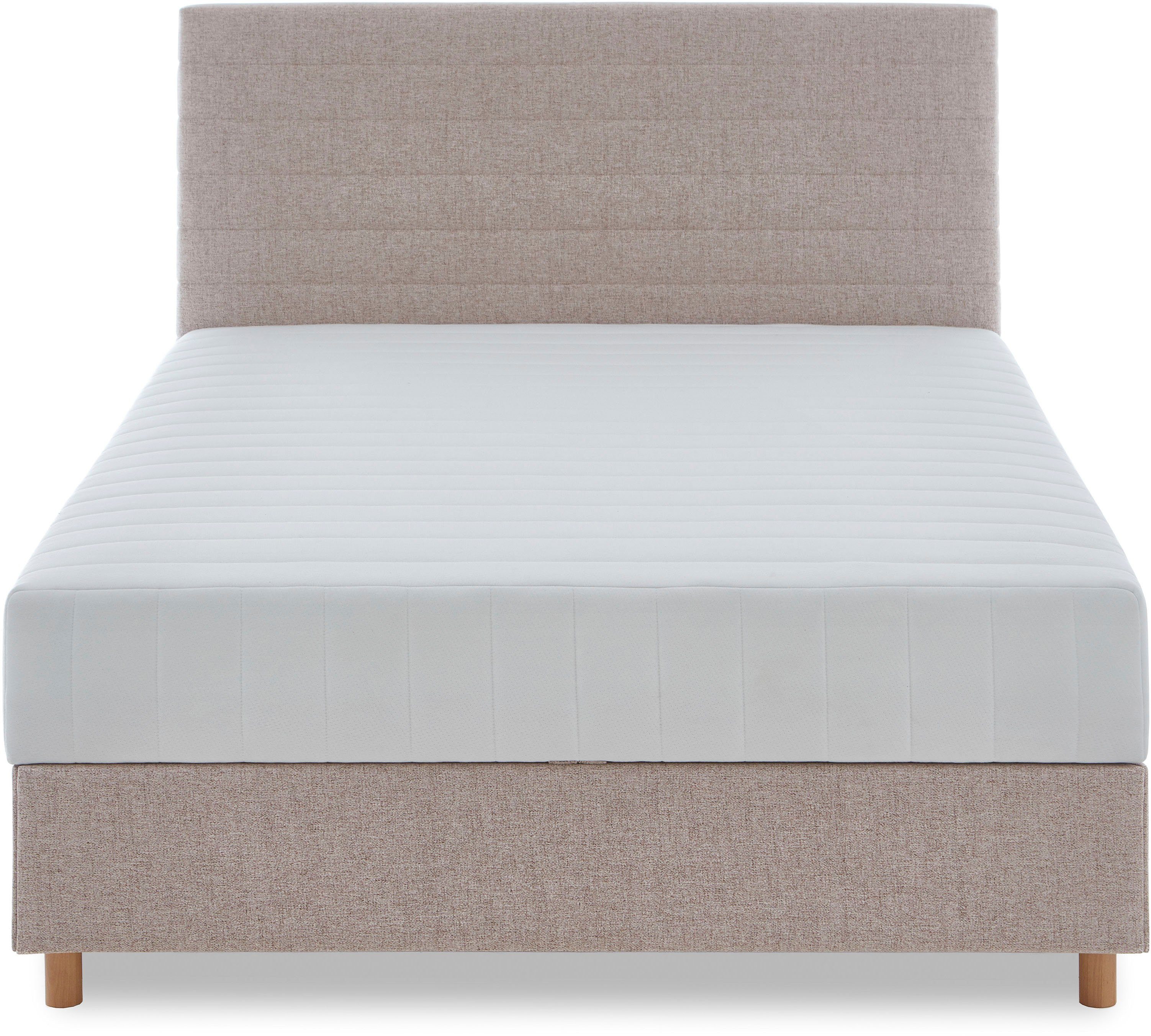 ATLANTIC home collection Stauraumbett Josie, mit Taschen-Federkernmatratze und Bettkasten