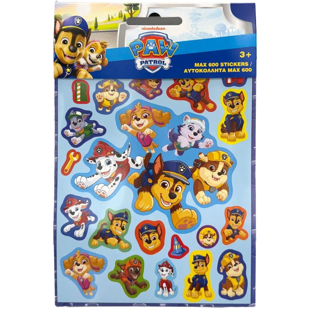 PAW PATROL Kreativset Paw Patrol Ready for Action Aufkleber-Set mit bis zu 600 Stickern