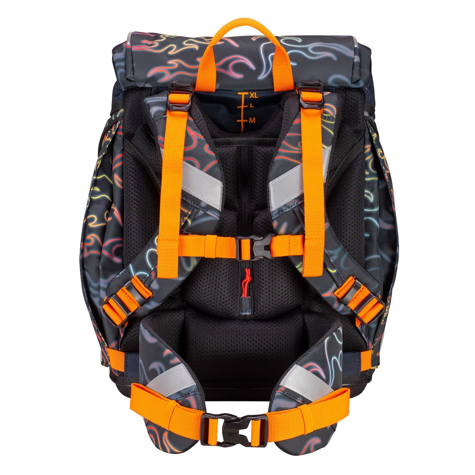 Scout Schulranzen Alpha Safety Light (5-tlg), Polyester
