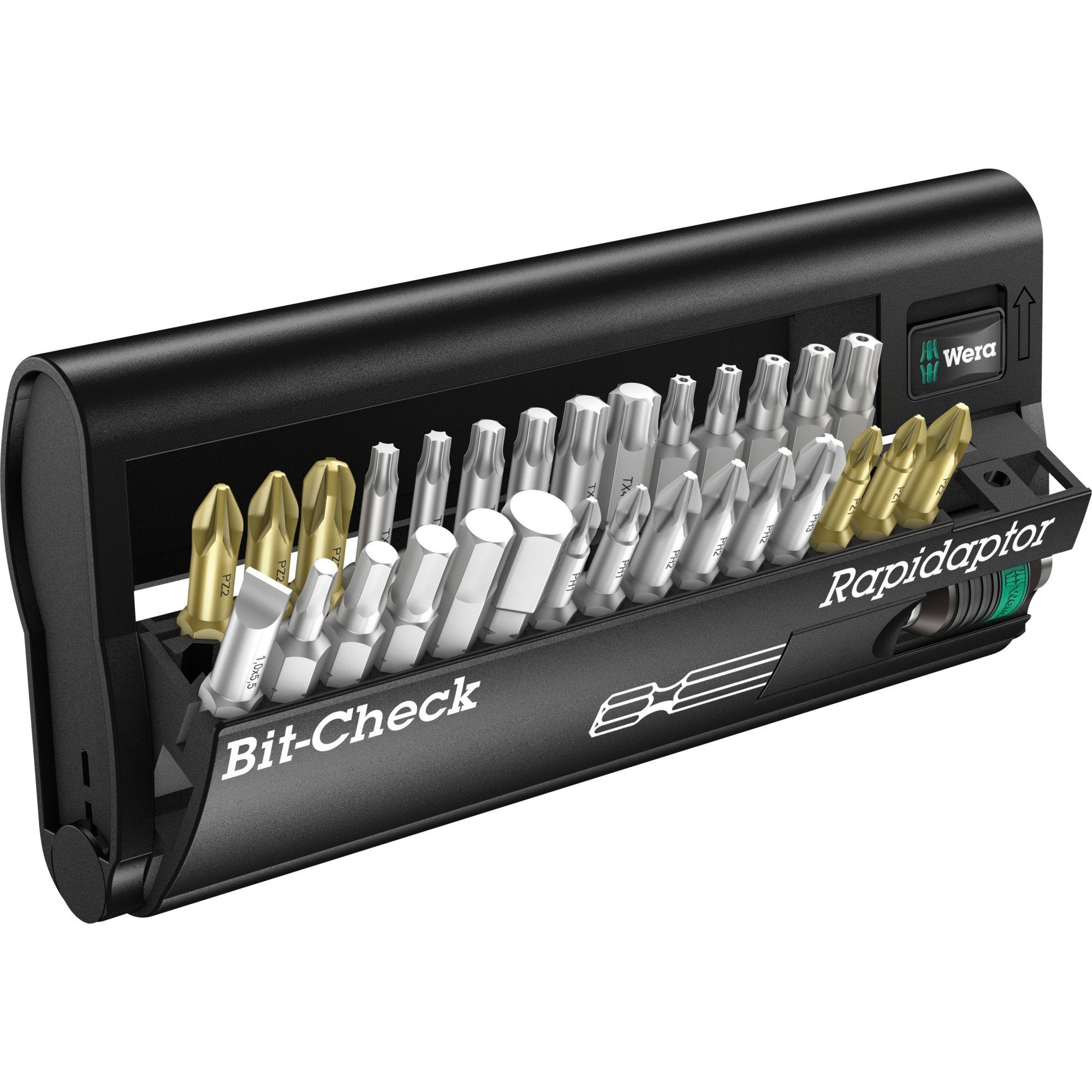 Bohrer- und Bitset Wera Bit-Satz Bit-Check 30 Universal 1, 1/4"
