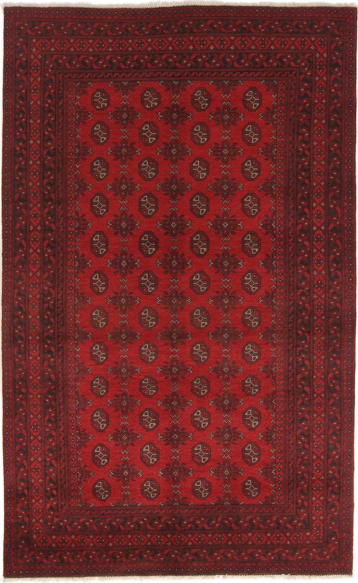 Orientteppich Afghan Akhche 154x256 Handgeknüpfter Orientteppich, Nain Trading, rechteckig, Höhe: 6 mm