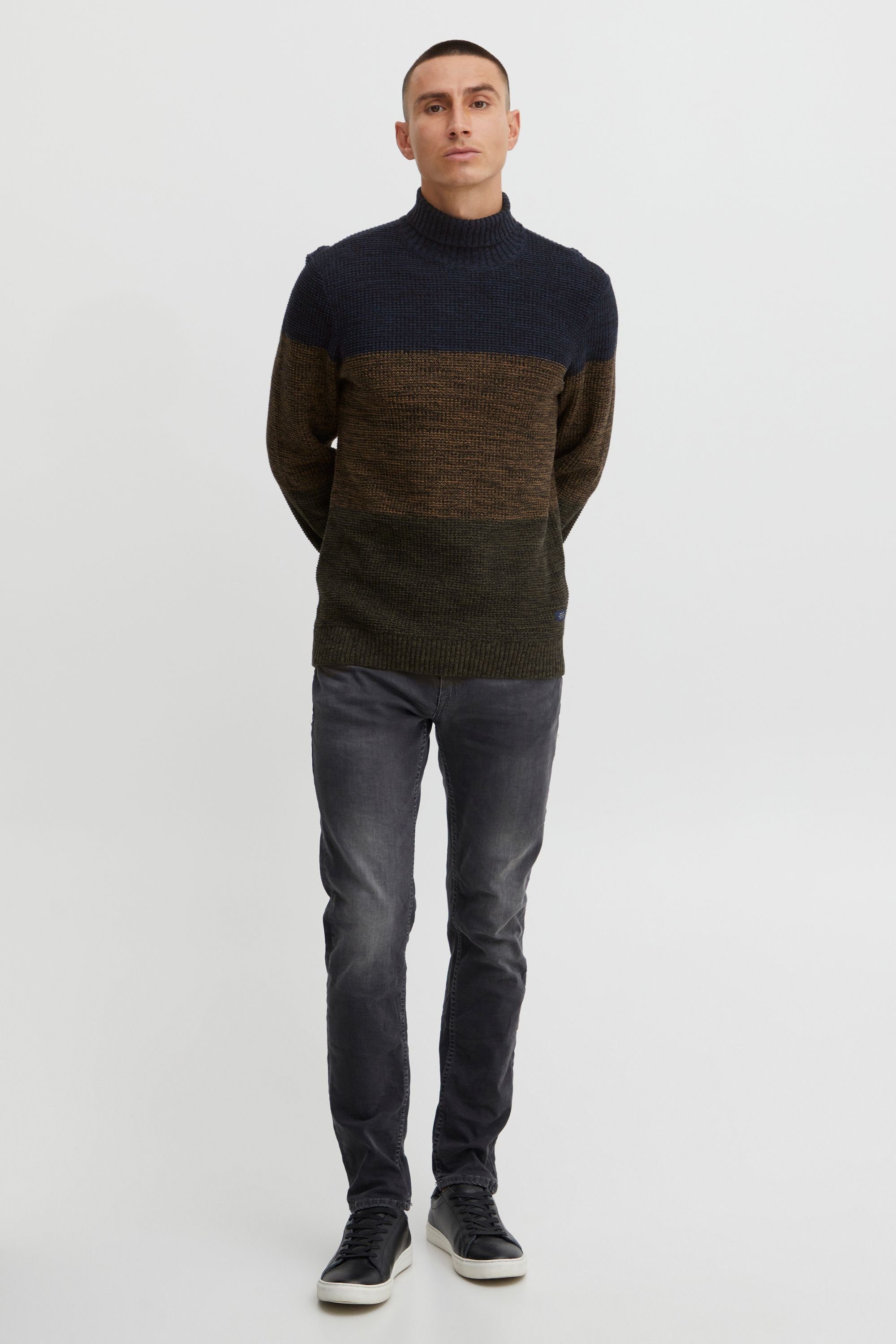 Blend Rollkragenpullover BHPullover Grobstrick Pullover mit Rollkragen