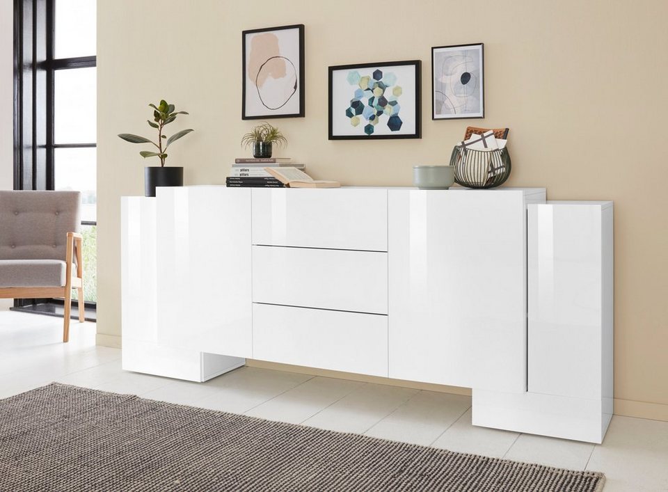 Tecnos Sideboard Pillon, Breite 210 cm, FSC® -zertifizierter Holzwerkstoff