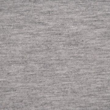 SCHÖNER LEBEN. Stoff Baumwolljersey Melange Jersey einfarbig hellgrau meliert 1,45m Breite, allergikergeeignet