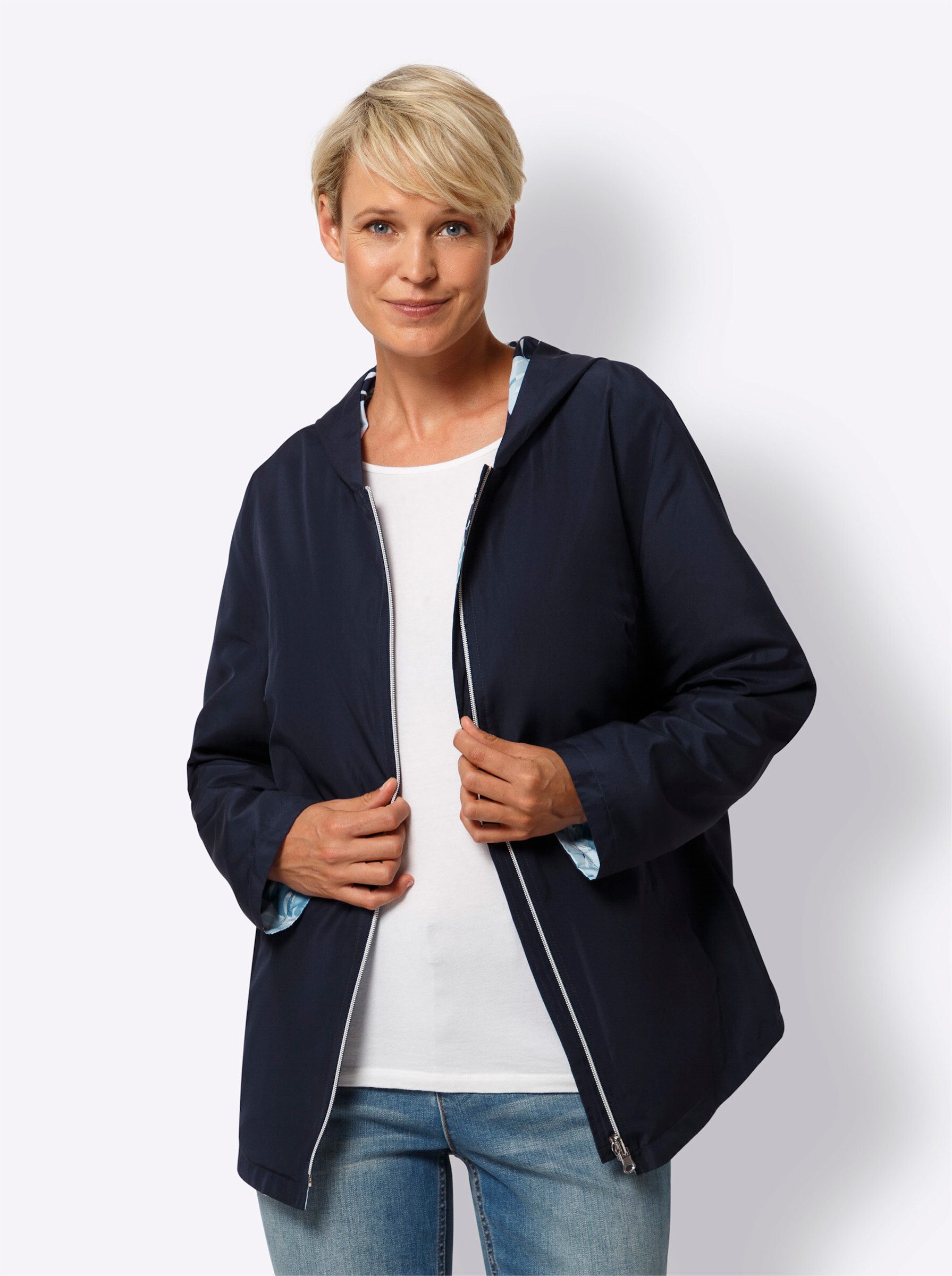 Sieh an! Allwetterjacke Wendejacke Langarm