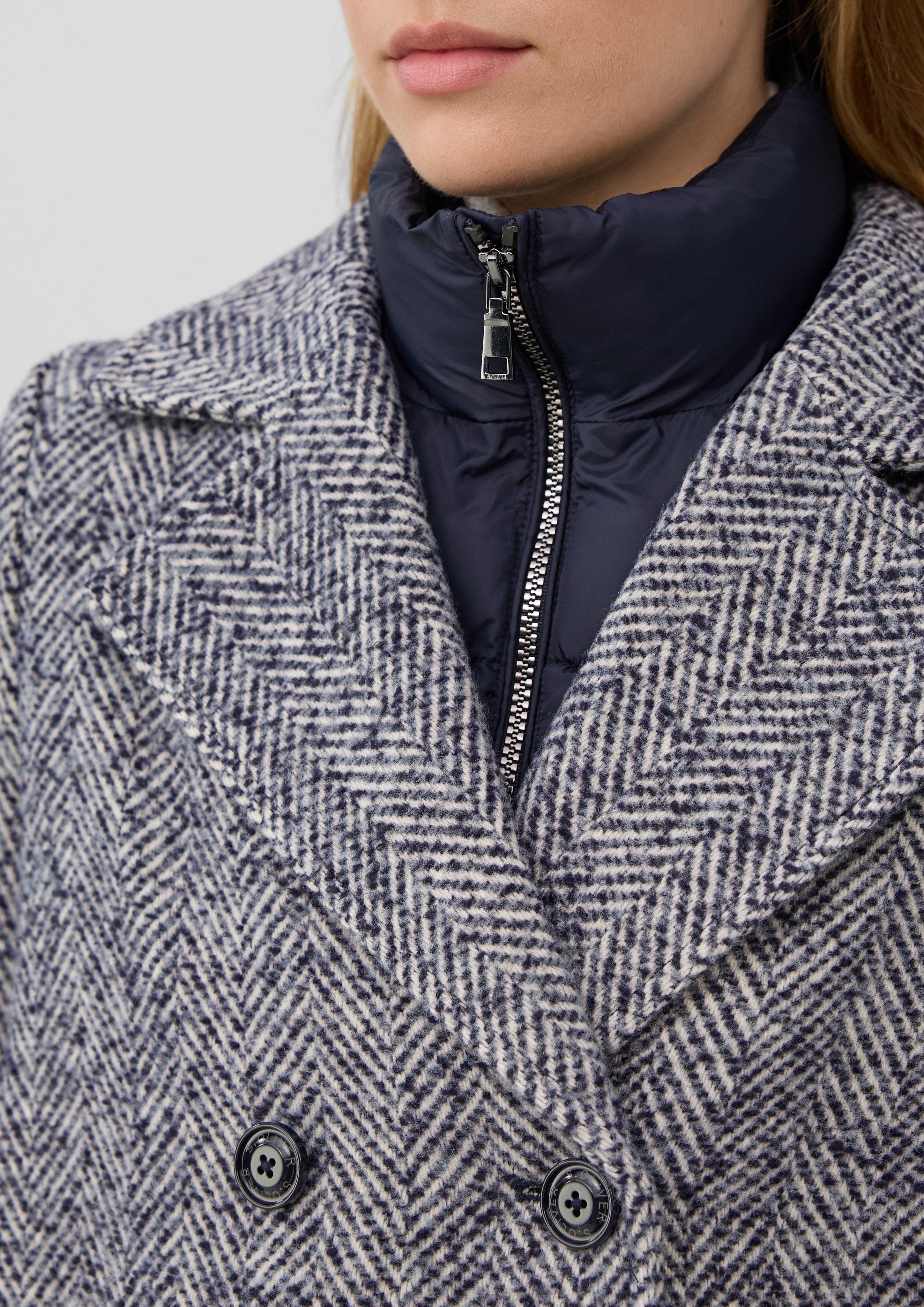 s.Oliver Funktionsjacke Cabanjacke mit herausnehmbarem Steppeinsatz günstig online kaufen