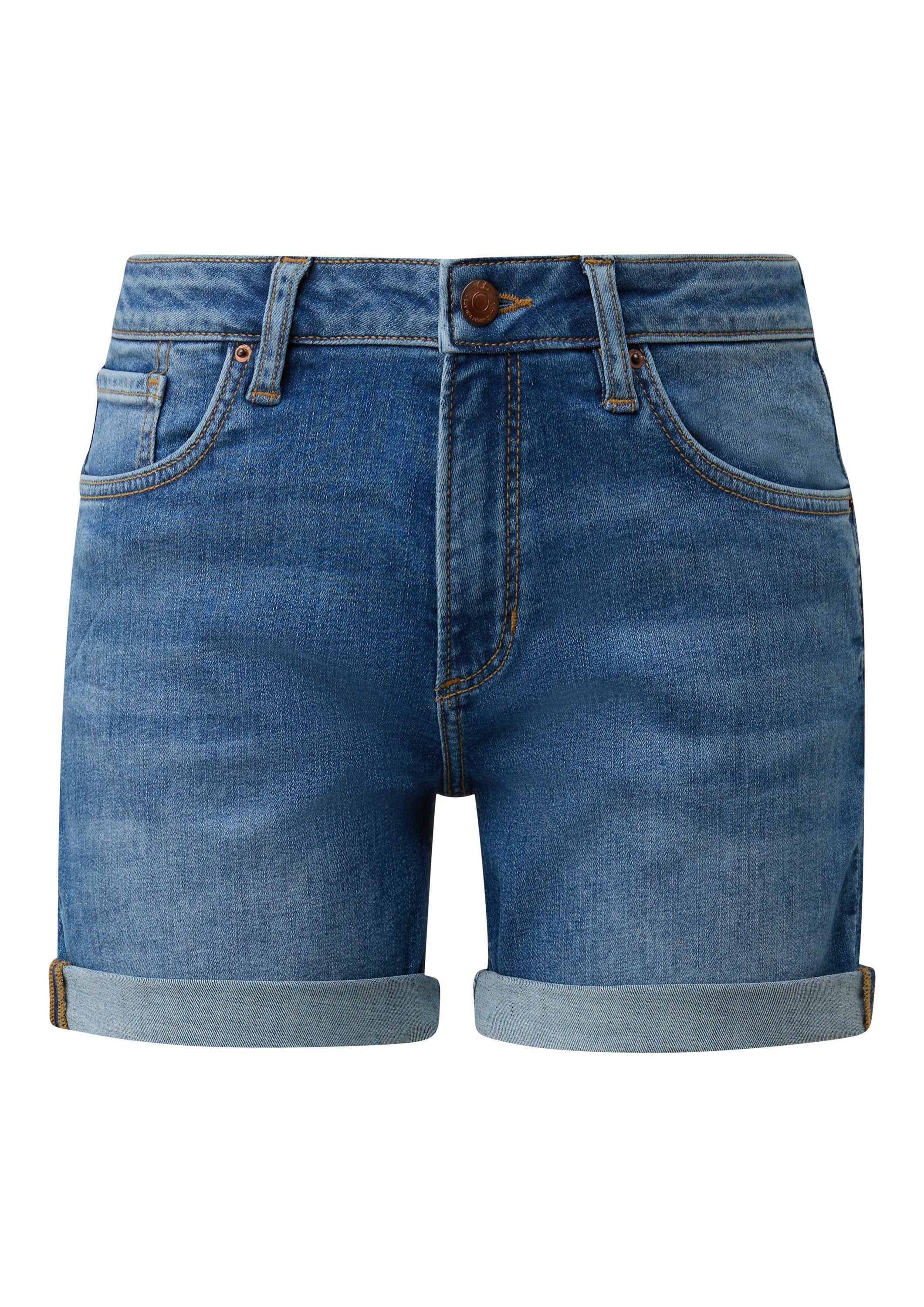QS Jeansshorts Jeans-Hose ABBY Jeans-Shorts Abby / Regular Fit / Mid Rise