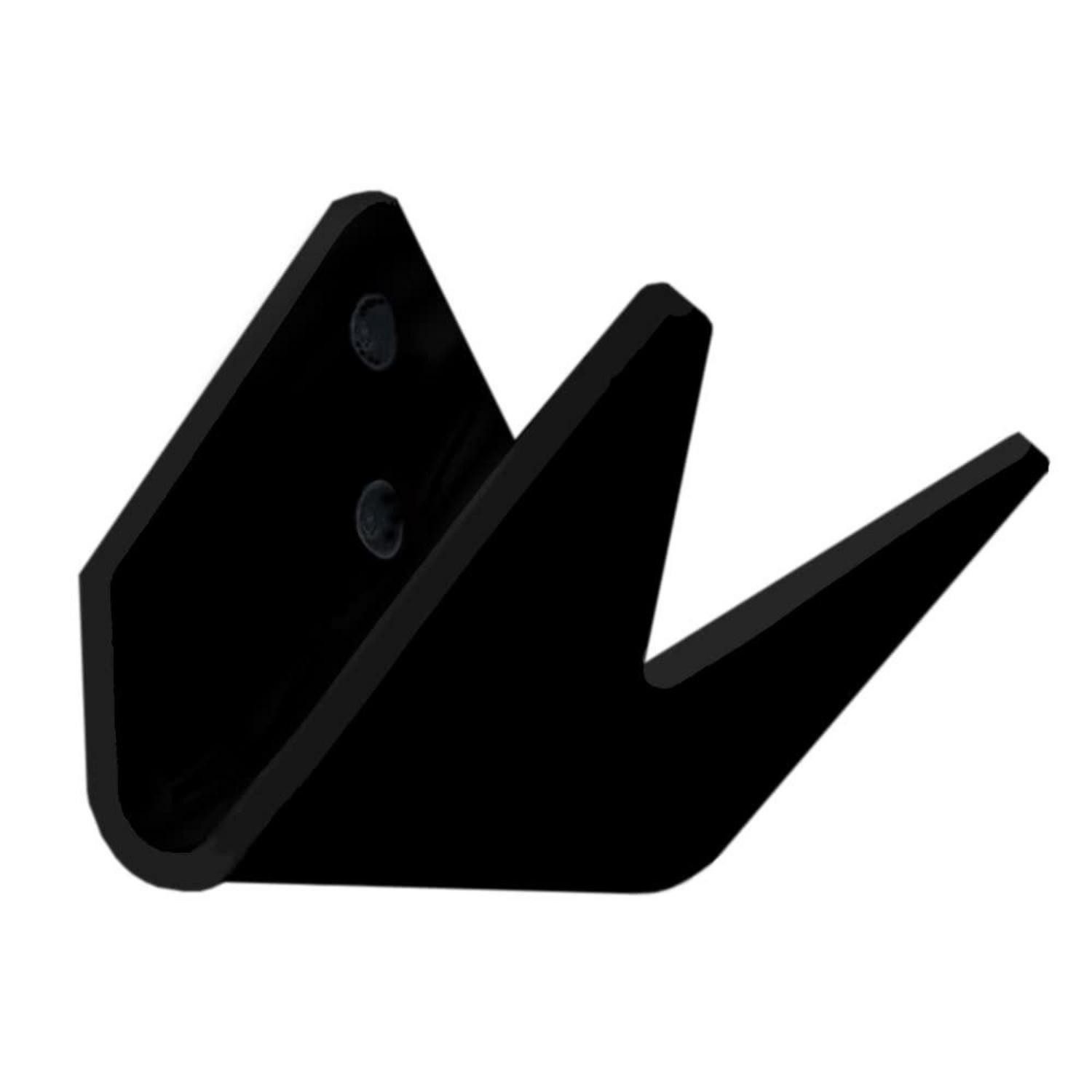 LuxusKollektion Longboard Skateboard Wandhalterung Acryl Schwarz (1-St)
