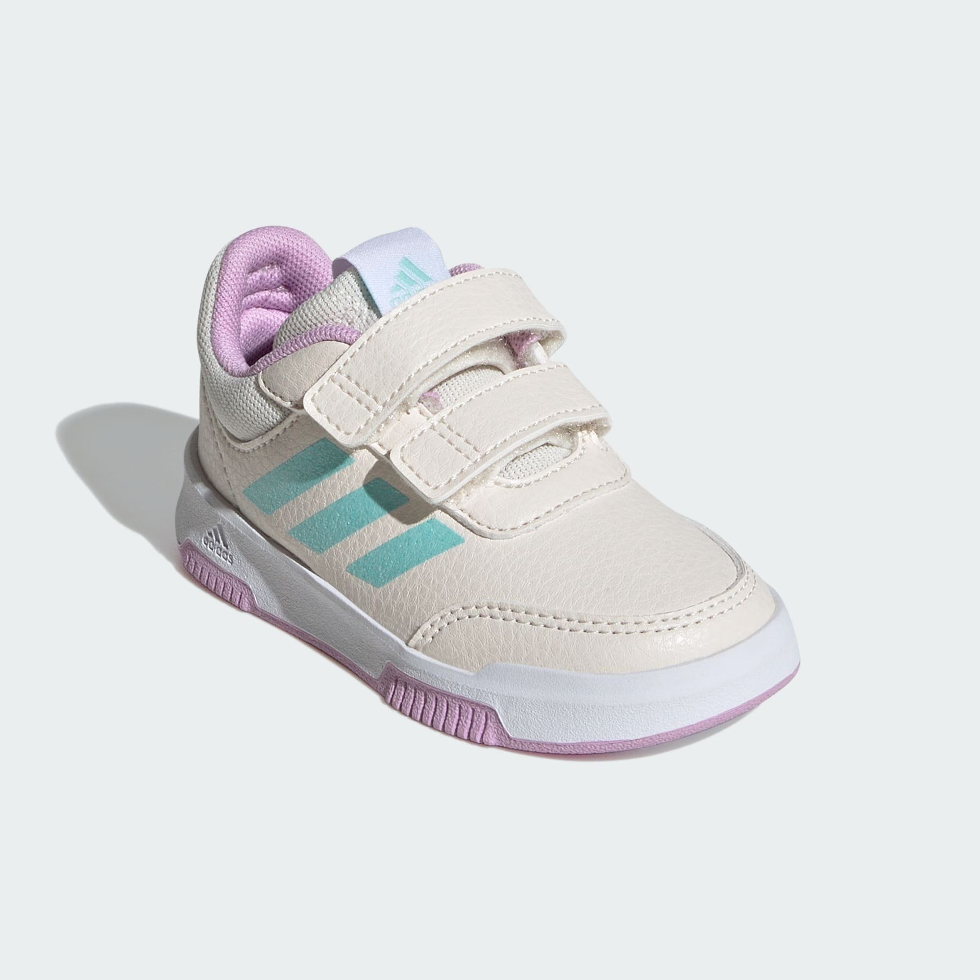 adidas Sportswear TENSAUR HOOK AND LOOP SCHUH Sneaker Chalk White / Semi Flash Aqua / Bliss Lilac