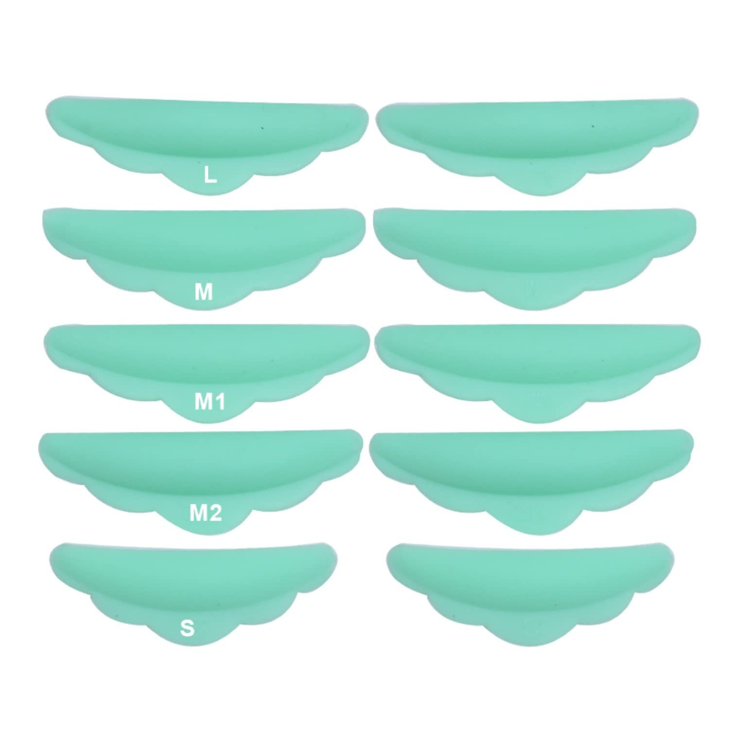 Einzelwimpern Silikon Pads Wimpernlifting Lashlifting Wimpernwelle Color 10 Stück