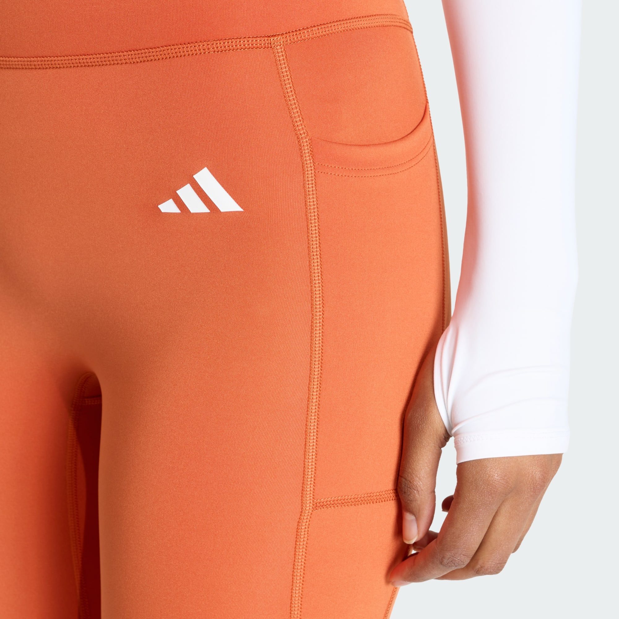 adidas Performance Leggings OPTIME ESSENTIALS 7/8-LEGGINGS, OHNE VORDERNAHT (1-tlg)