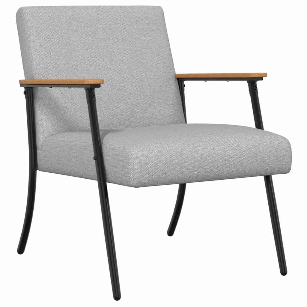 vidaXL Sessel Sessel Wolkengrau Stoff (1-St)
