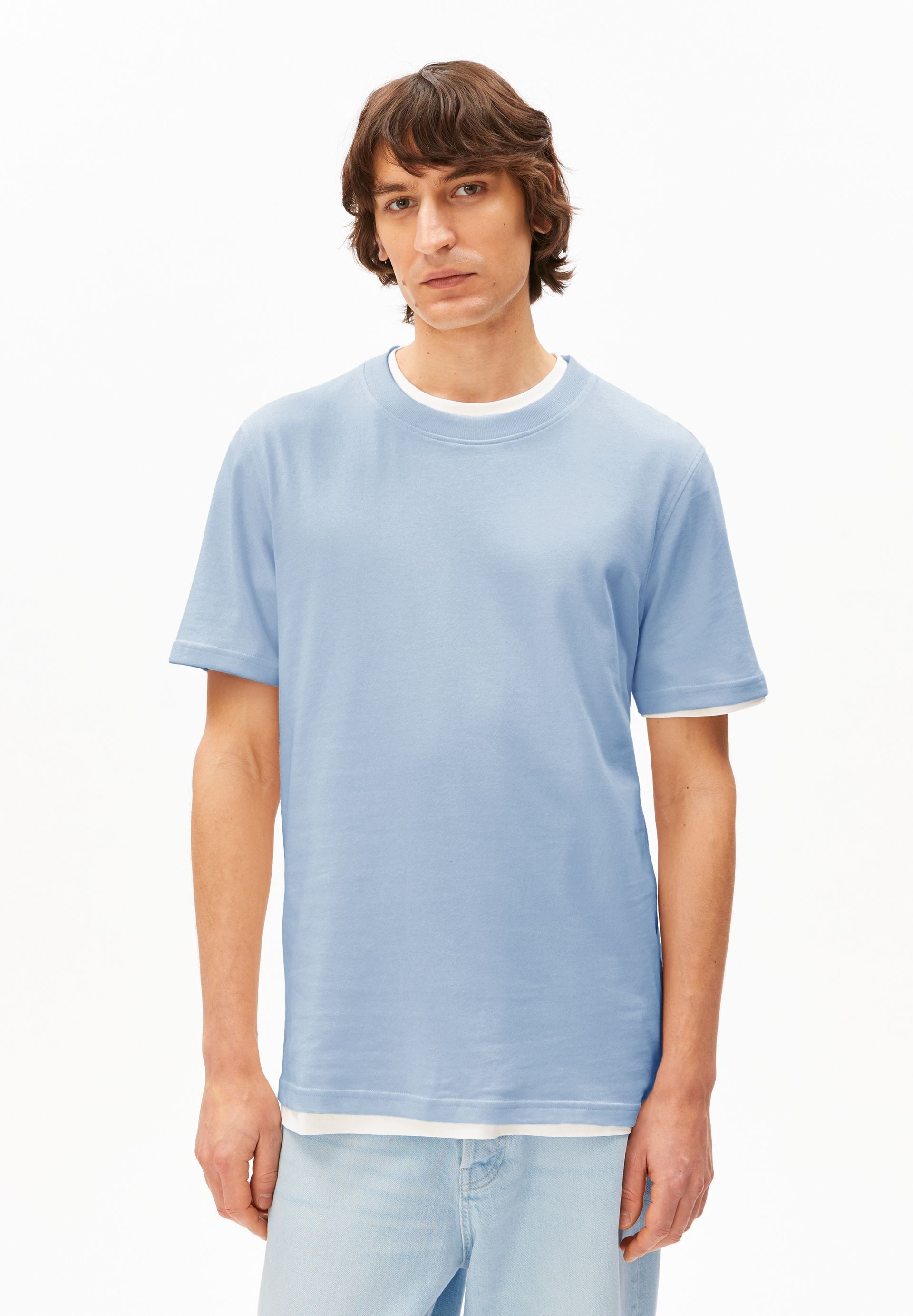 Armedangels T-Shirt MAARKOS MID WEIGHT T-Shirt aus Bio-Baumwolle Relaxed Fit