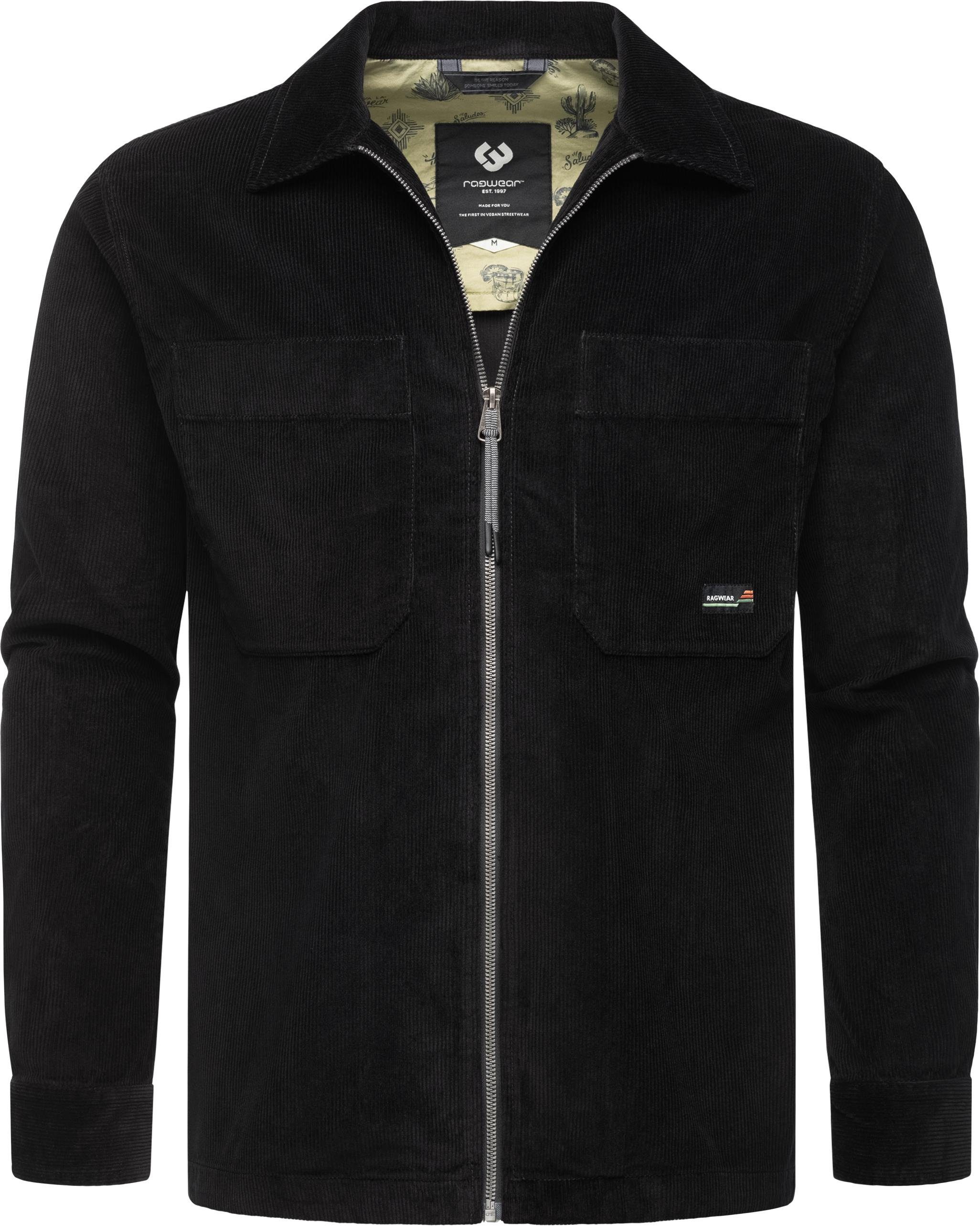 Ragwear Langarmhemd Cordy Stylische Herren Hemdjacke aus Cord mit großen Br günstig online kaufen
