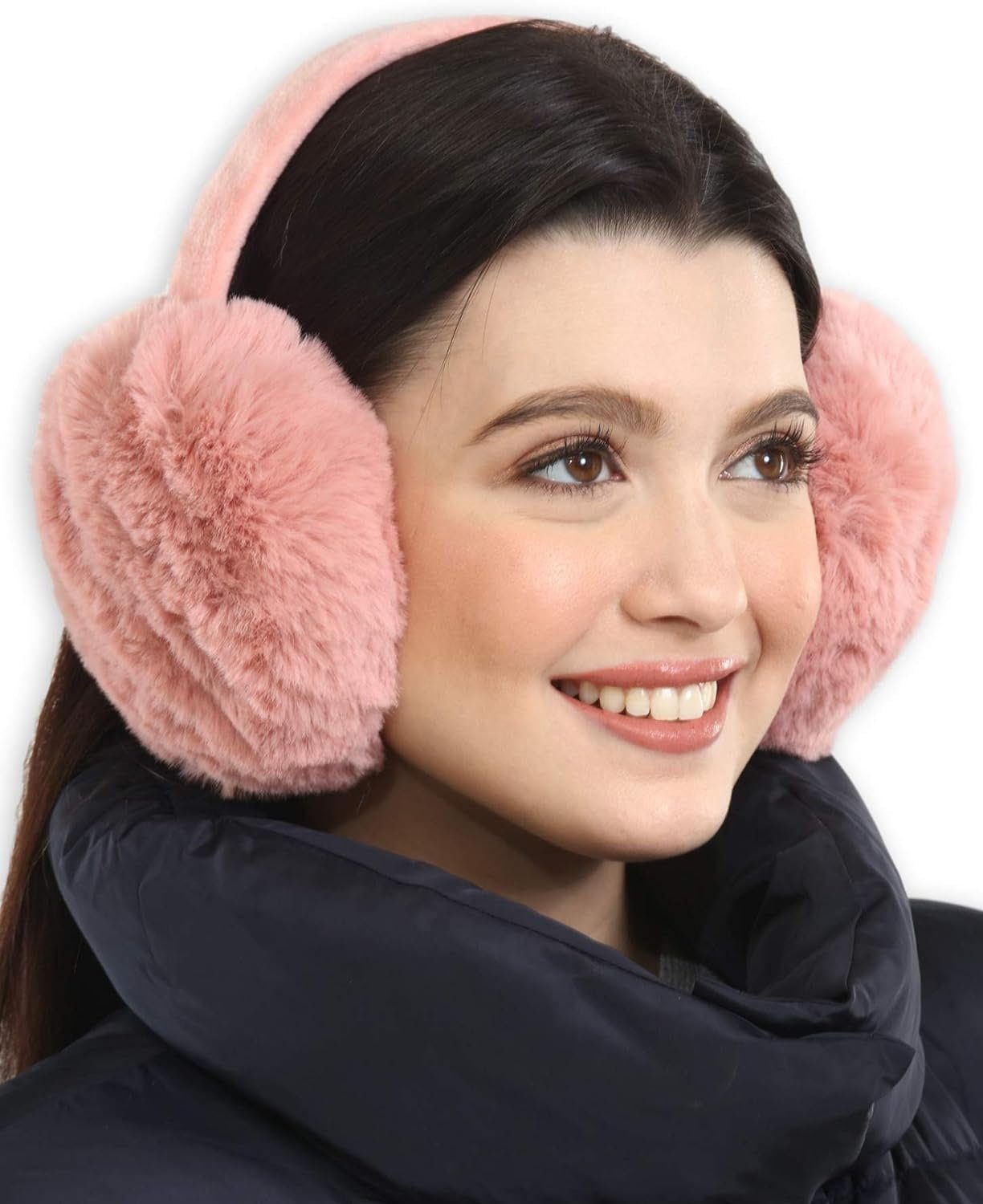Opspring Ohrenwärmer Ohrenschützer,Winter-Ohrenwärmer,Ohrenschützer kaltes für Rosa Wetter
