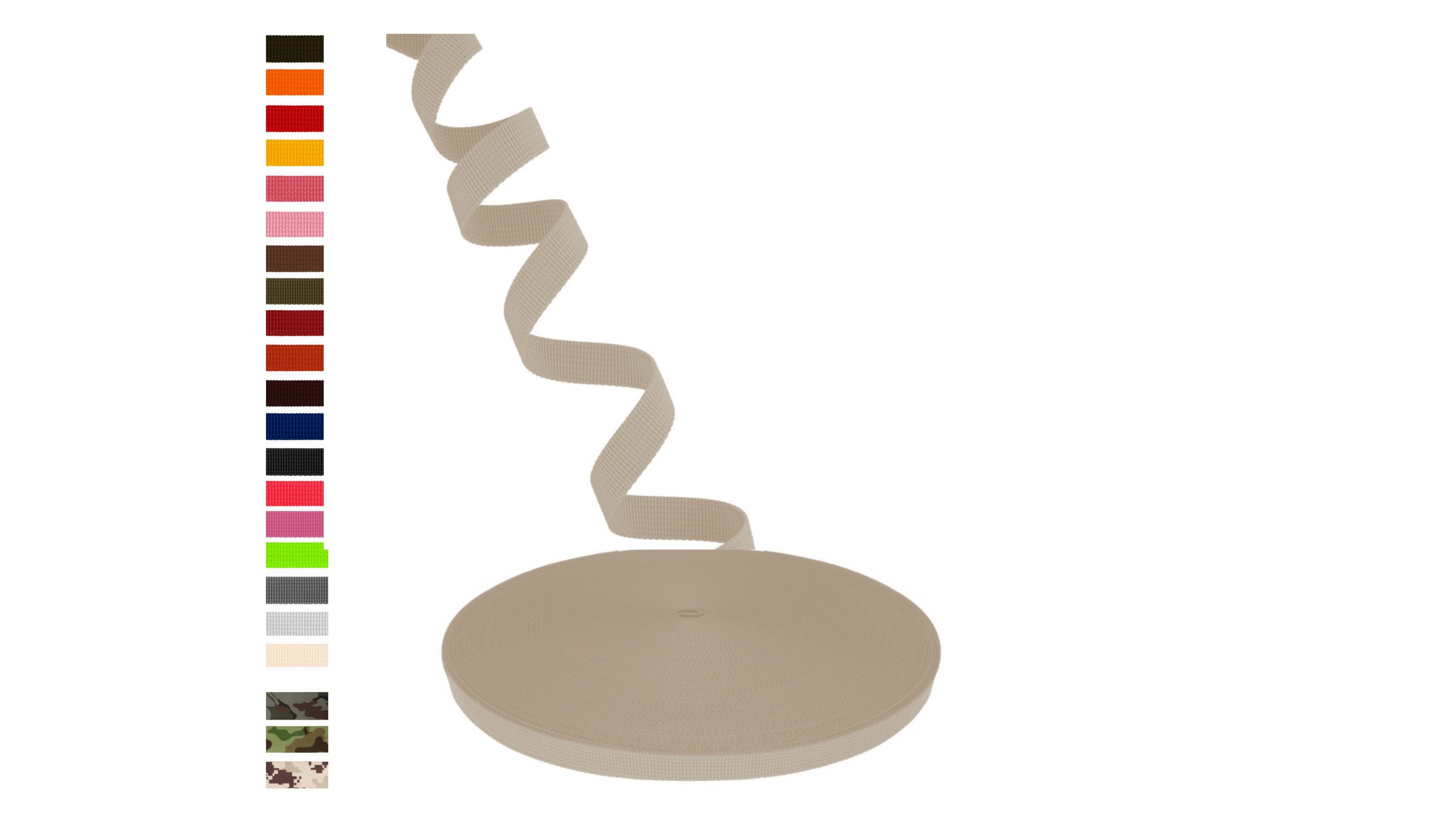 PaulZdrada 3 m Gurtband, 15 mm breit, Rollladengurt Polyester Premium Rollladengurt