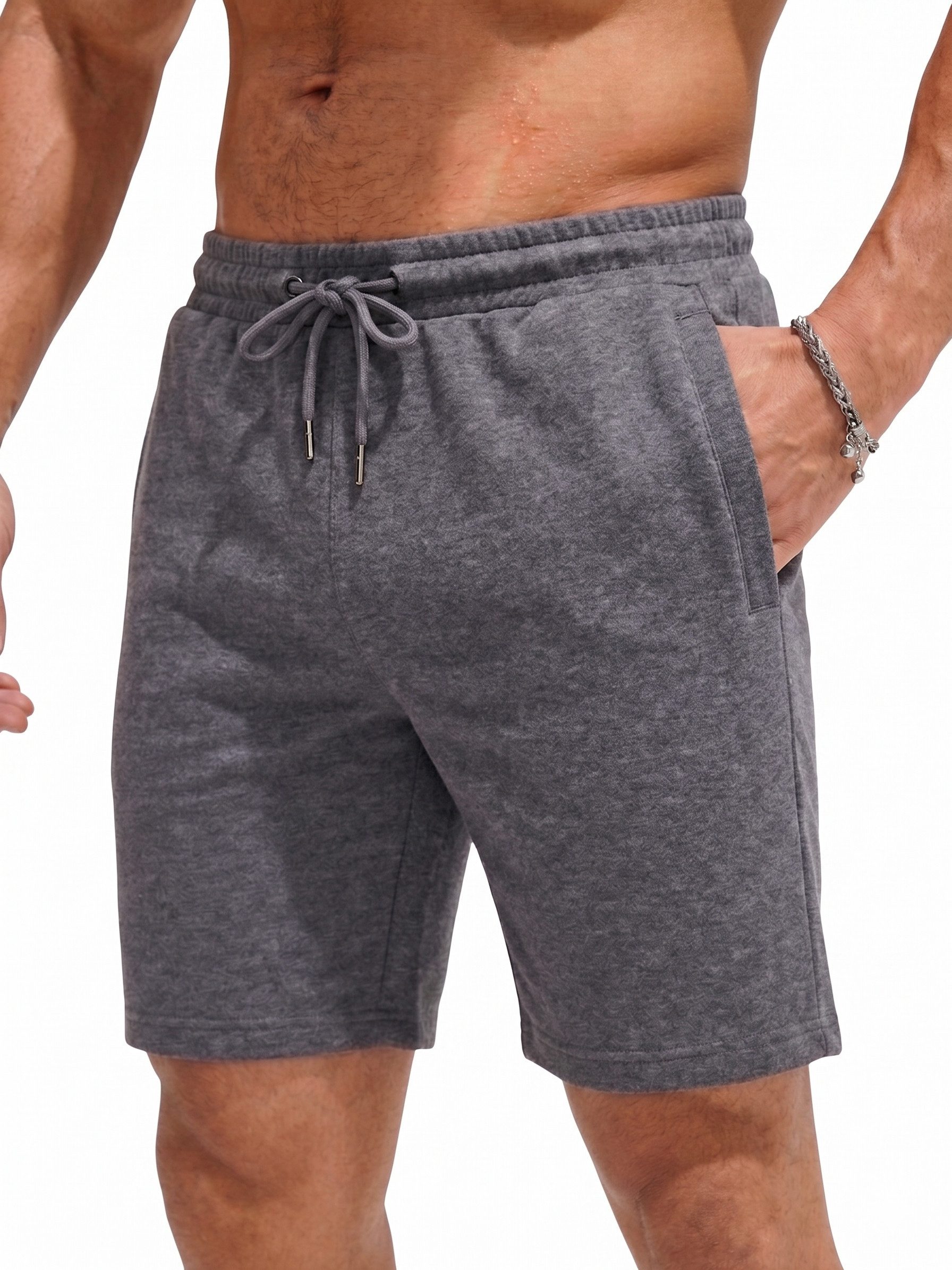 COMEOR Sweatshorts Herren Sportshorts Kurz Laufshorts Bermuda